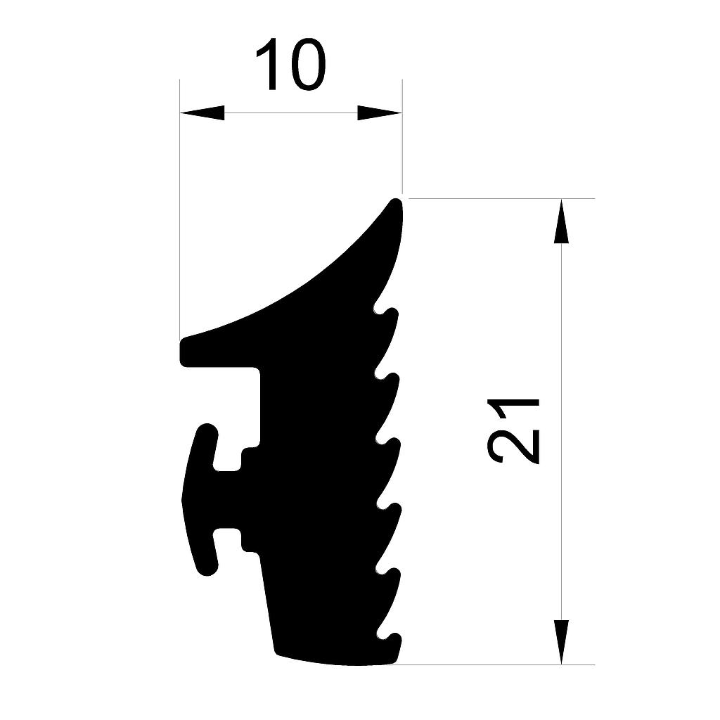 BTE. RESPALDO VIDRIO "BH" Rollo x 100