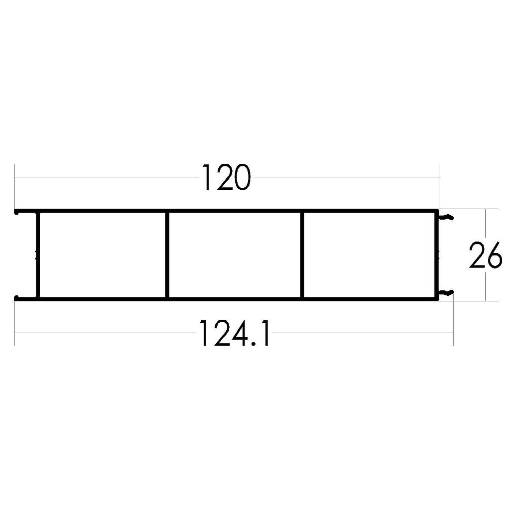 REVEST. TUB. LISO 26mm "PF" "VA" "PR" (LA)(LG)