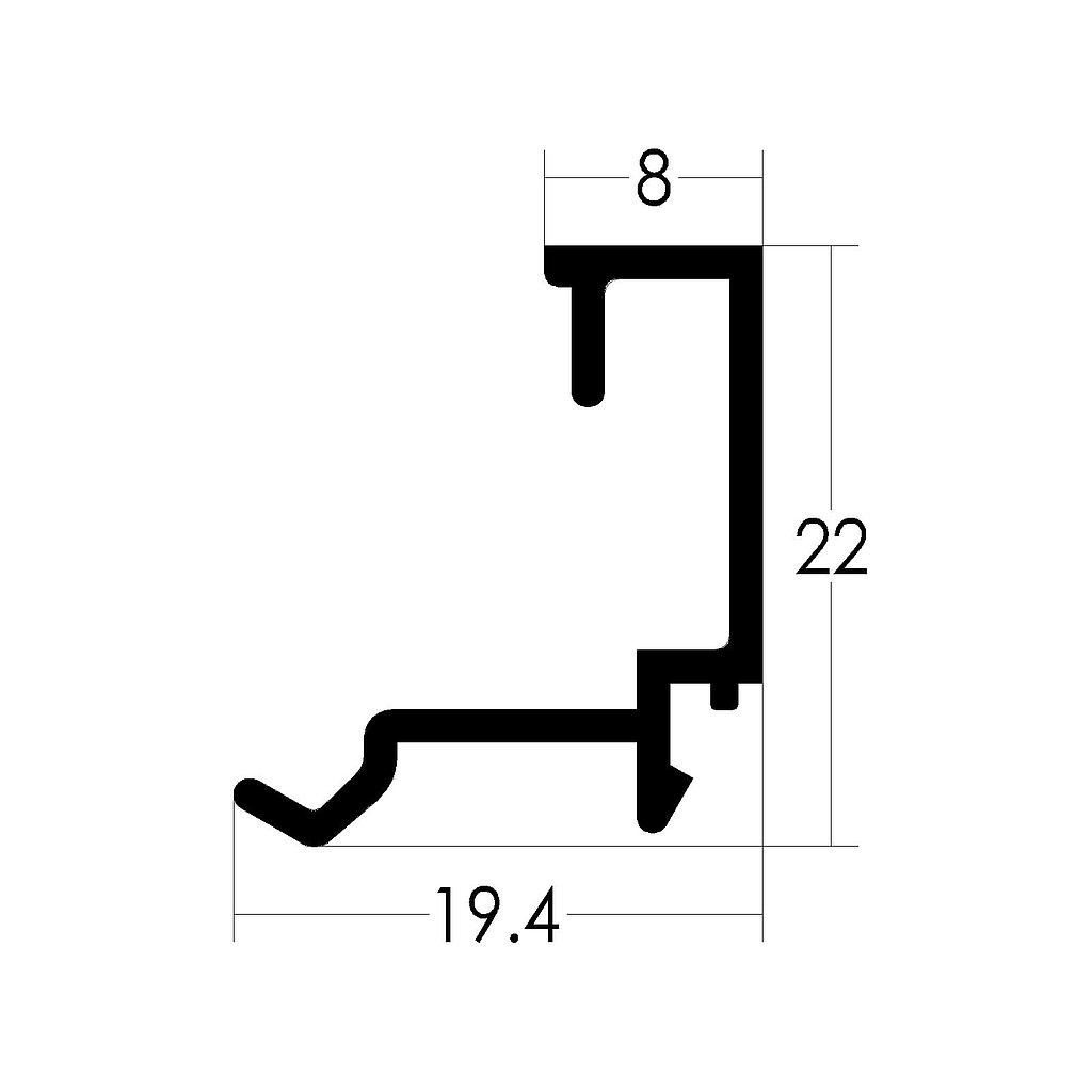 CONTRAVIDRIO 8mm "TLT" (LM)(LM2)