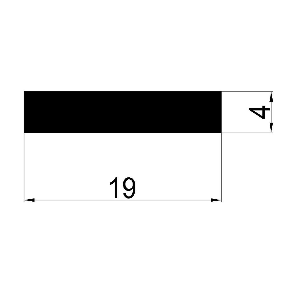 PLANCHUELA 19x4mm