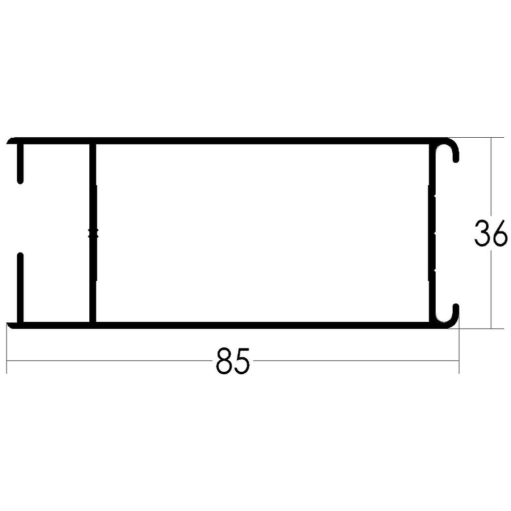 PARANTE HOJA "PR" (LT)(LR) L.Std.6300mm