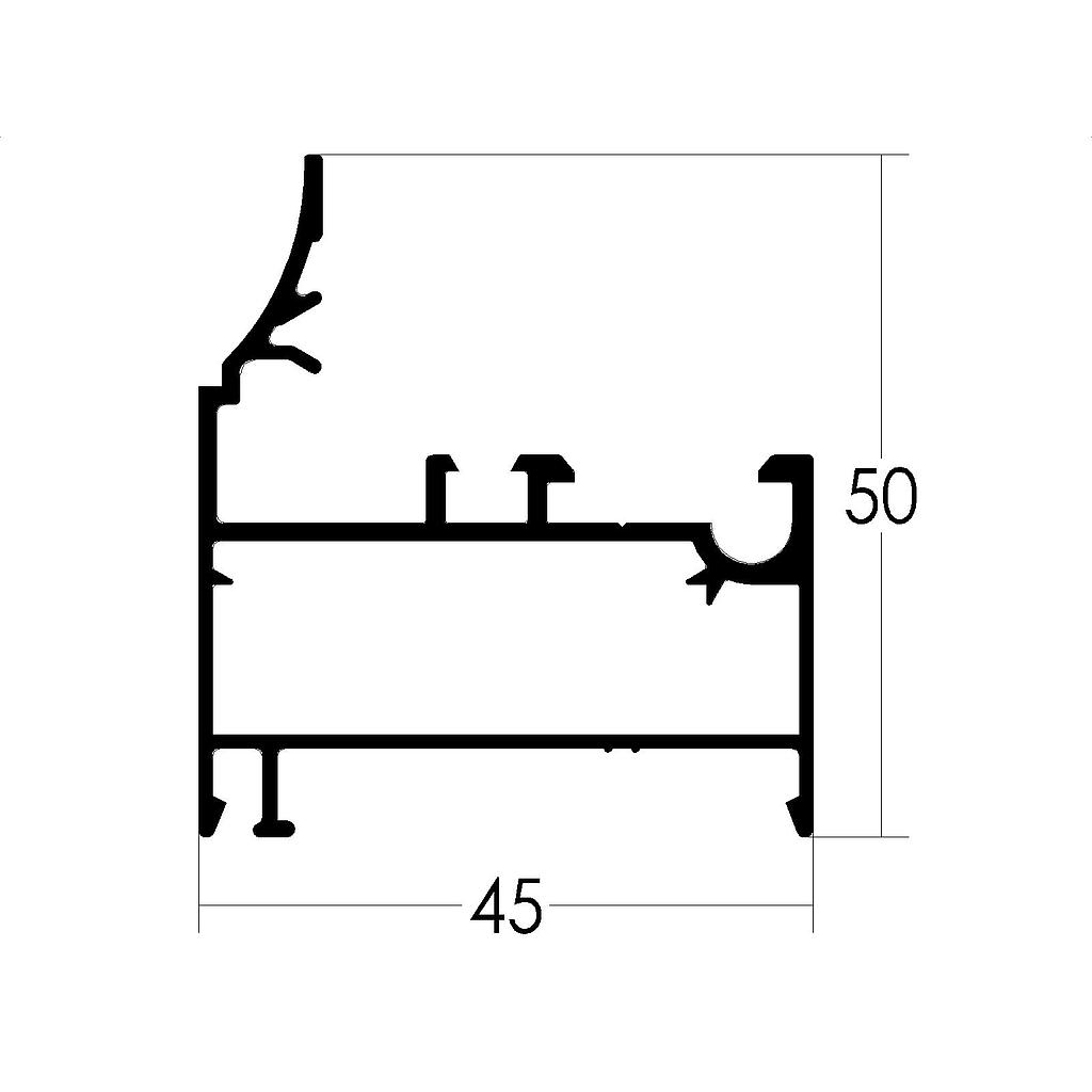 MARCO BAJO LIV. "PF" "VA" "PR" (LA) L.Std.6200mm