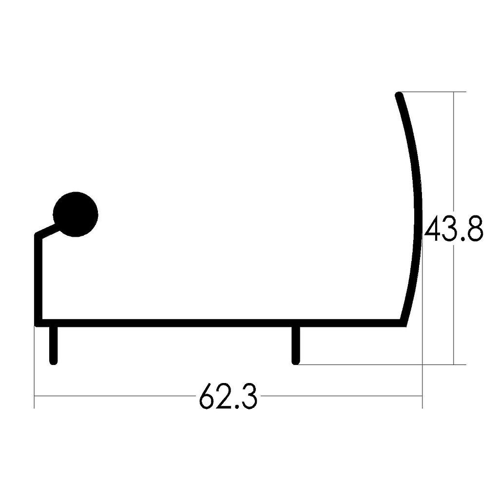 ROTULA M 175º/140º RTG1 "TLT" (LA)(LG)(LM)(A60)