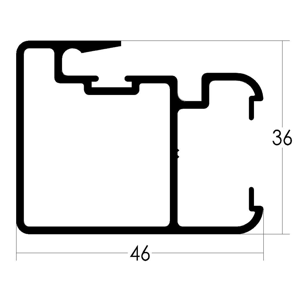 PARANTE CTRAL. HOJA MODERNO O EKONAL "VPC" (LT) L.Std.6200mm