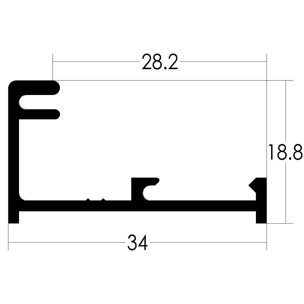 PORTA CONTRAVIDRIO "PF" (LT)