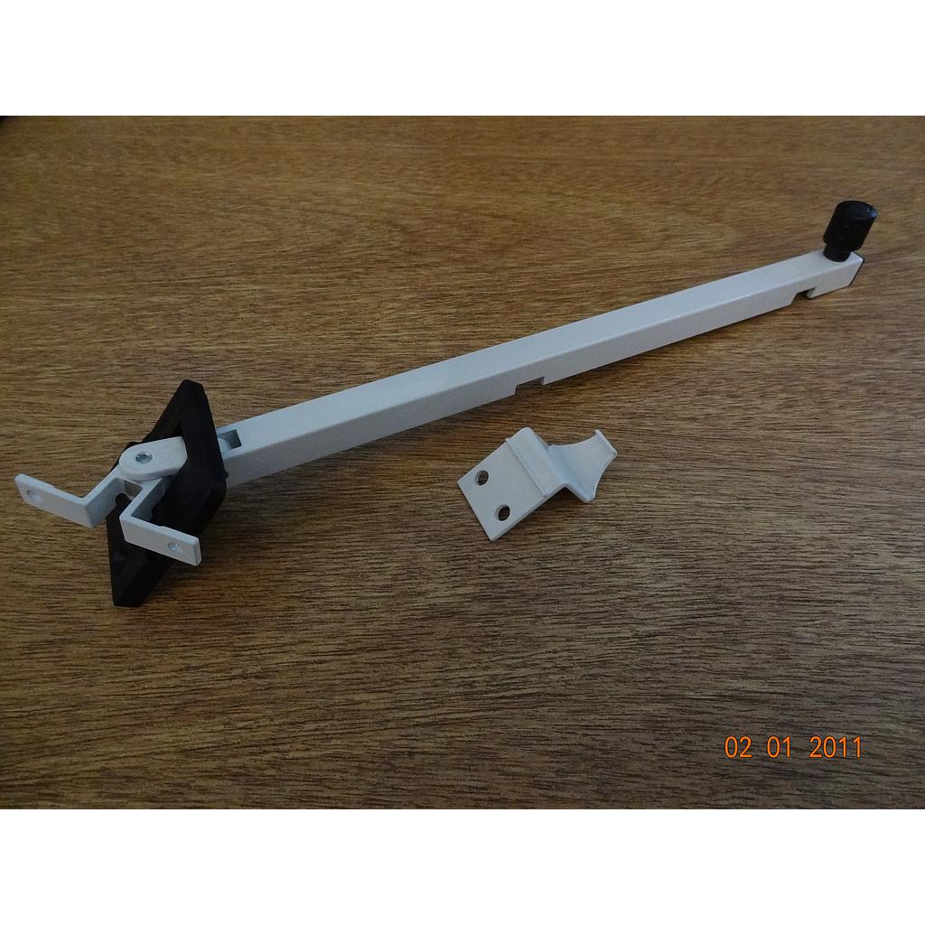 BRAZO EMP.FRANCA FRONT./COPLANAR 200mm "BLANCO" [20]