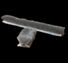 FELPA NYLON 7x4,5 "GRIS", Rollo x 30