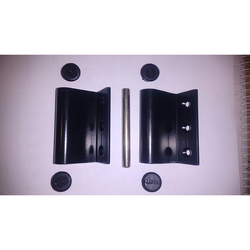 BISAGRA P/PUERTA PLACA "NEGRO" [12]