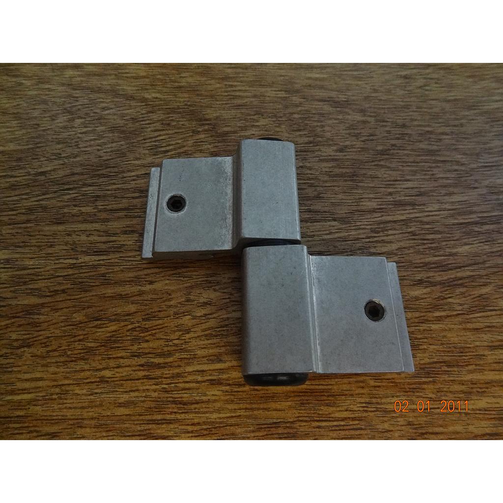 BISAGRA CORTA CUAD. "RA" "PO"  "NATURAL" [12]