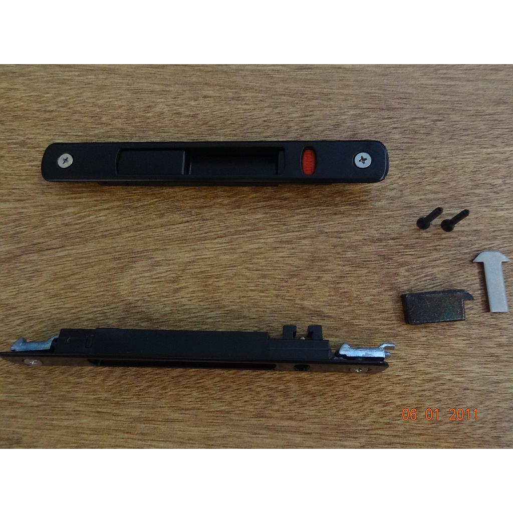 CIERRE LAT.MILANO MANUAL ZAMAC C/KIT90 "VPC" (LM) "NEGRO" [20]