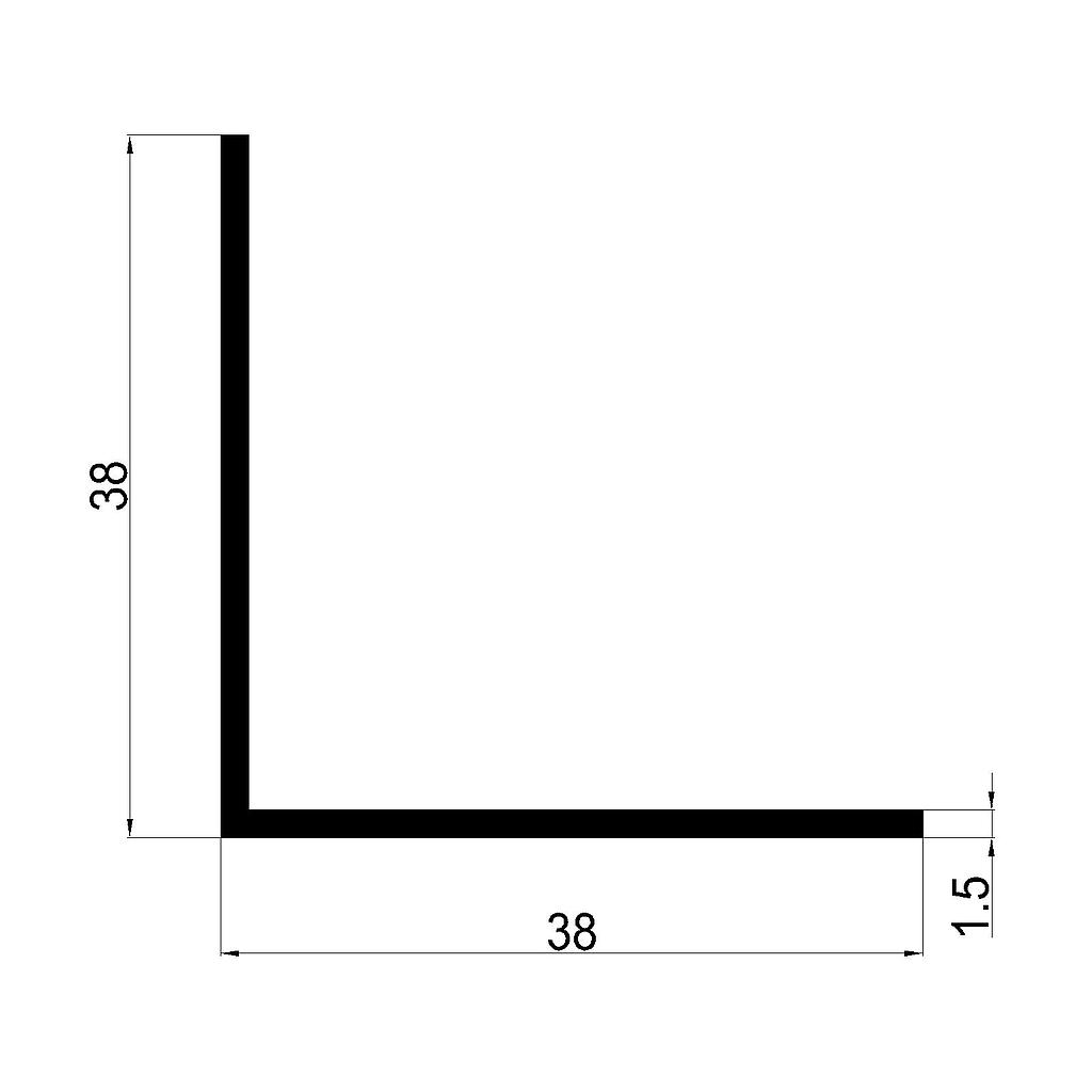 ANGULO 38x1.5mm