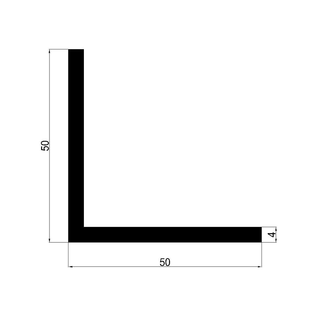 ANGULO 50x4mm