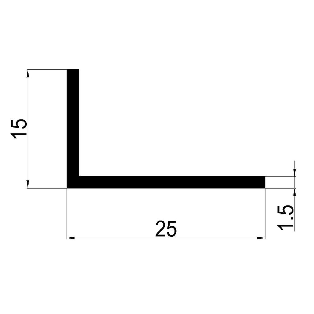 ELE 25X15X1.5mm