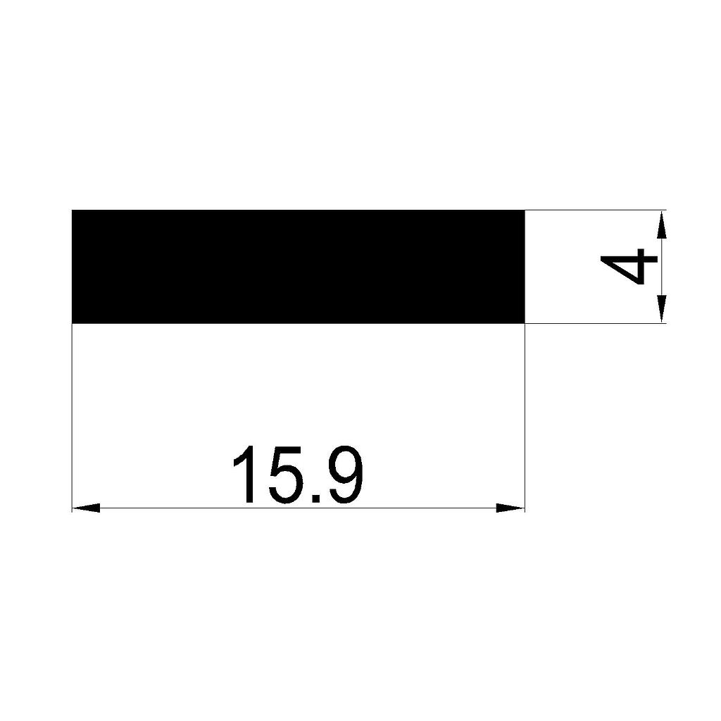 PLANCHUELA 15.9x4mm