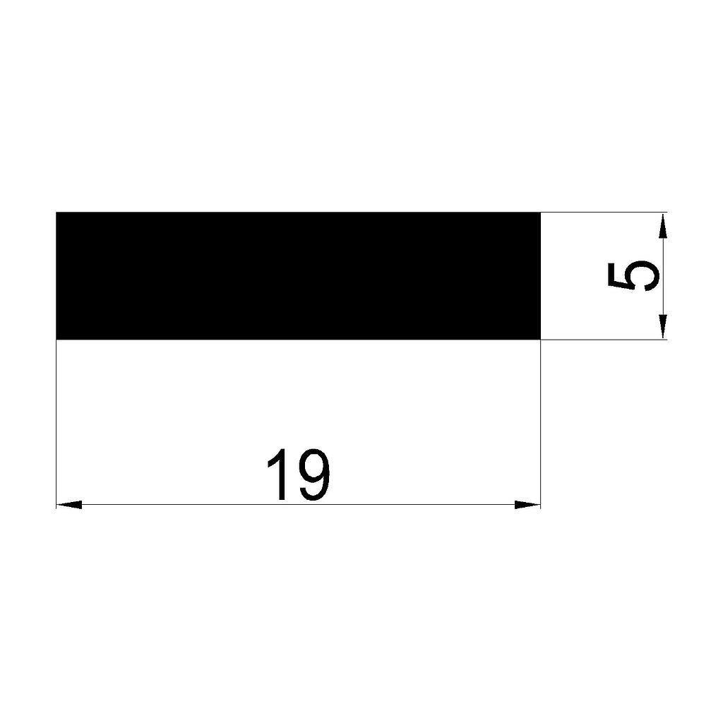 PLANCHUELA 19x5mm