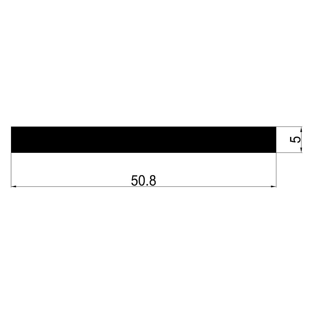 PLANCHUELA 50.8x5mm