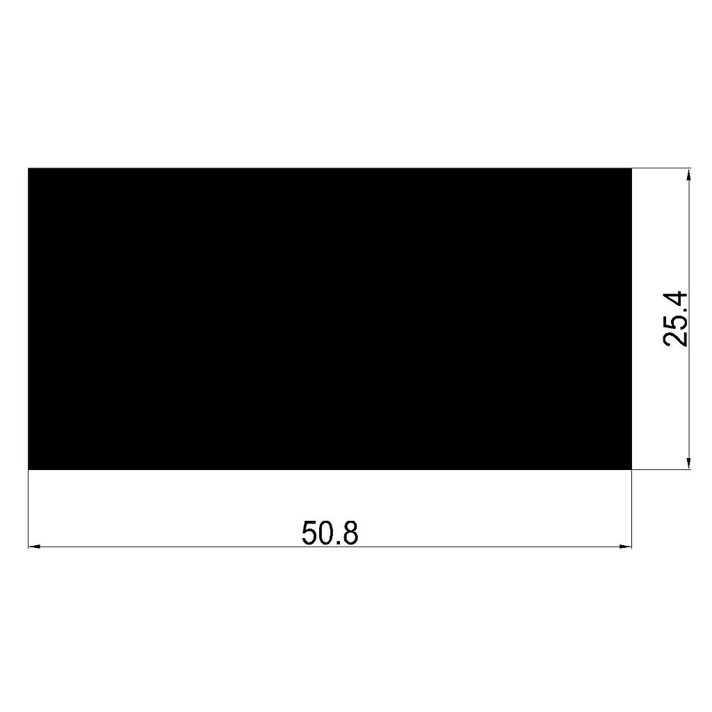 PLANCHUELA 50.8x25.4mm