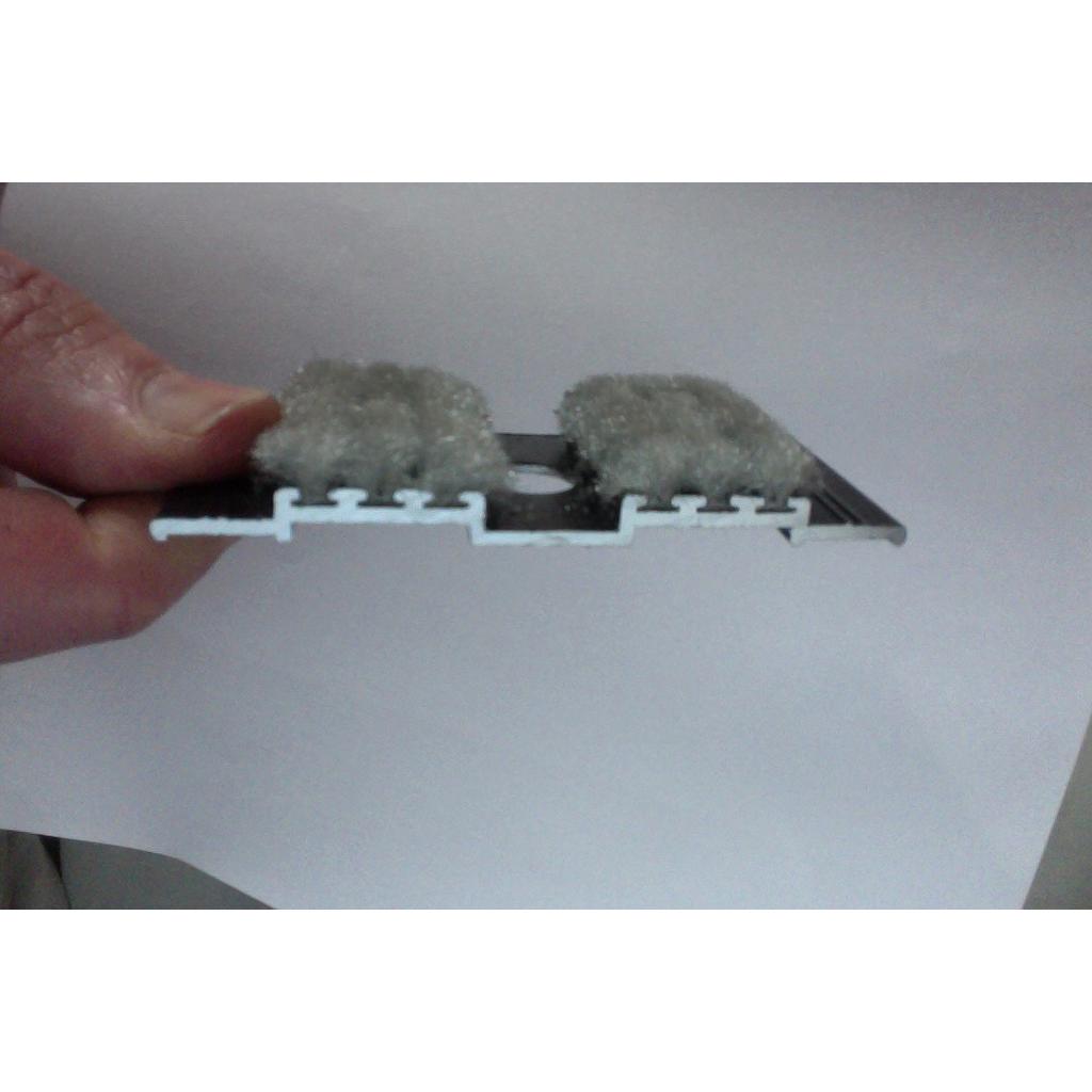 TAPON CRUCE DE HOJA 38mm (LA) (LAT1) (CRH-016) "BLANCO" [100]