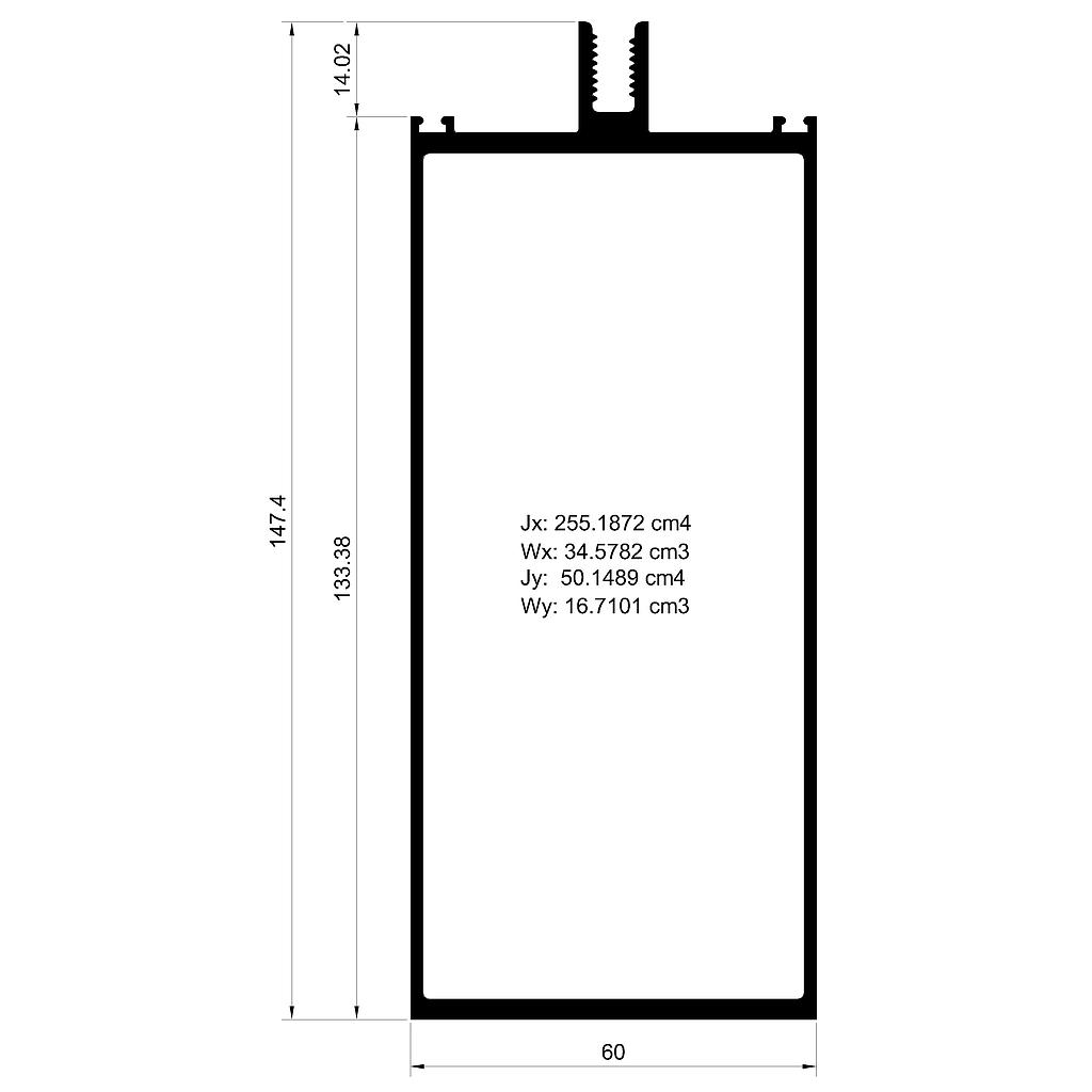 COLUMNA DOBLE REF.130mm "FIBM" (LT)