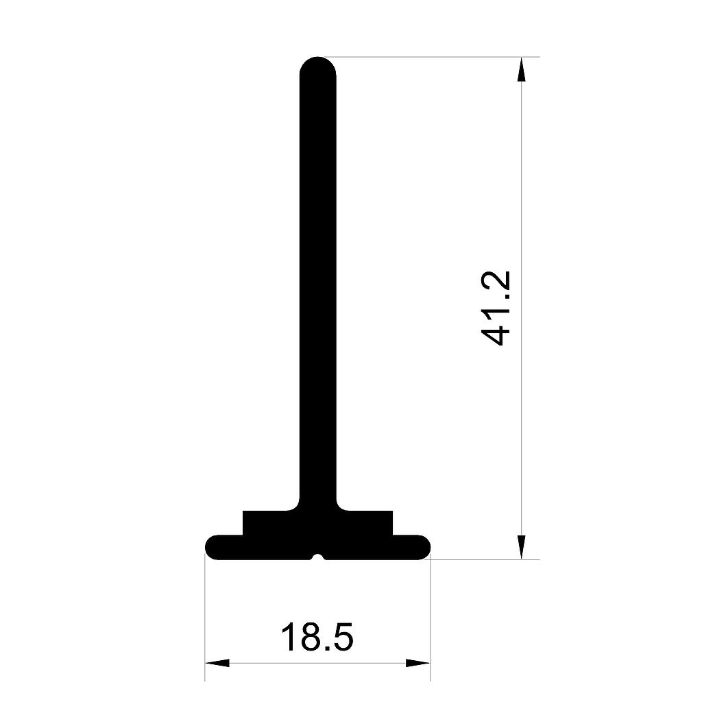 PERFIL PRESILLA COLUMNA PRE951 "PV" (LT)