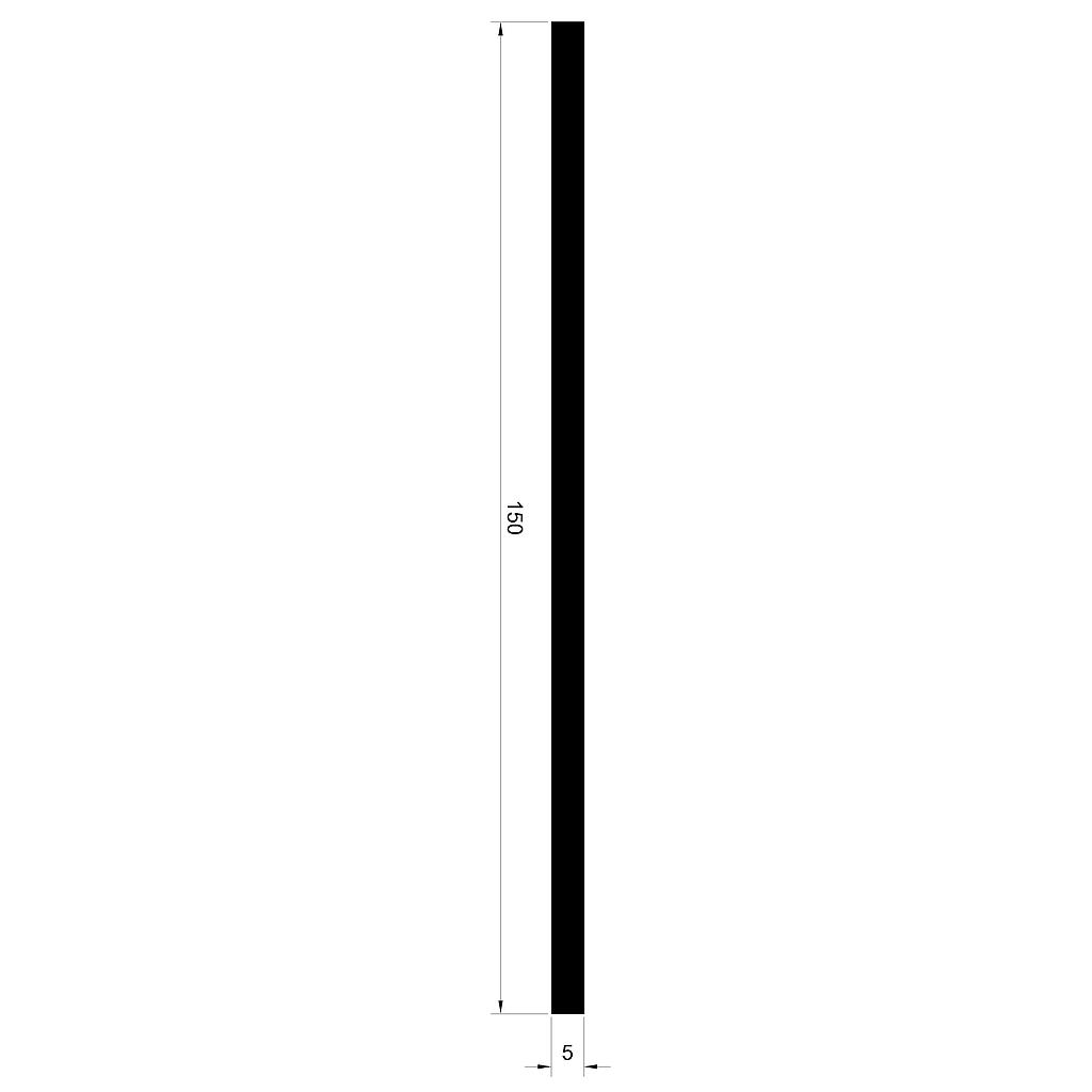 PLANCHUELA 150x5mm (LI)